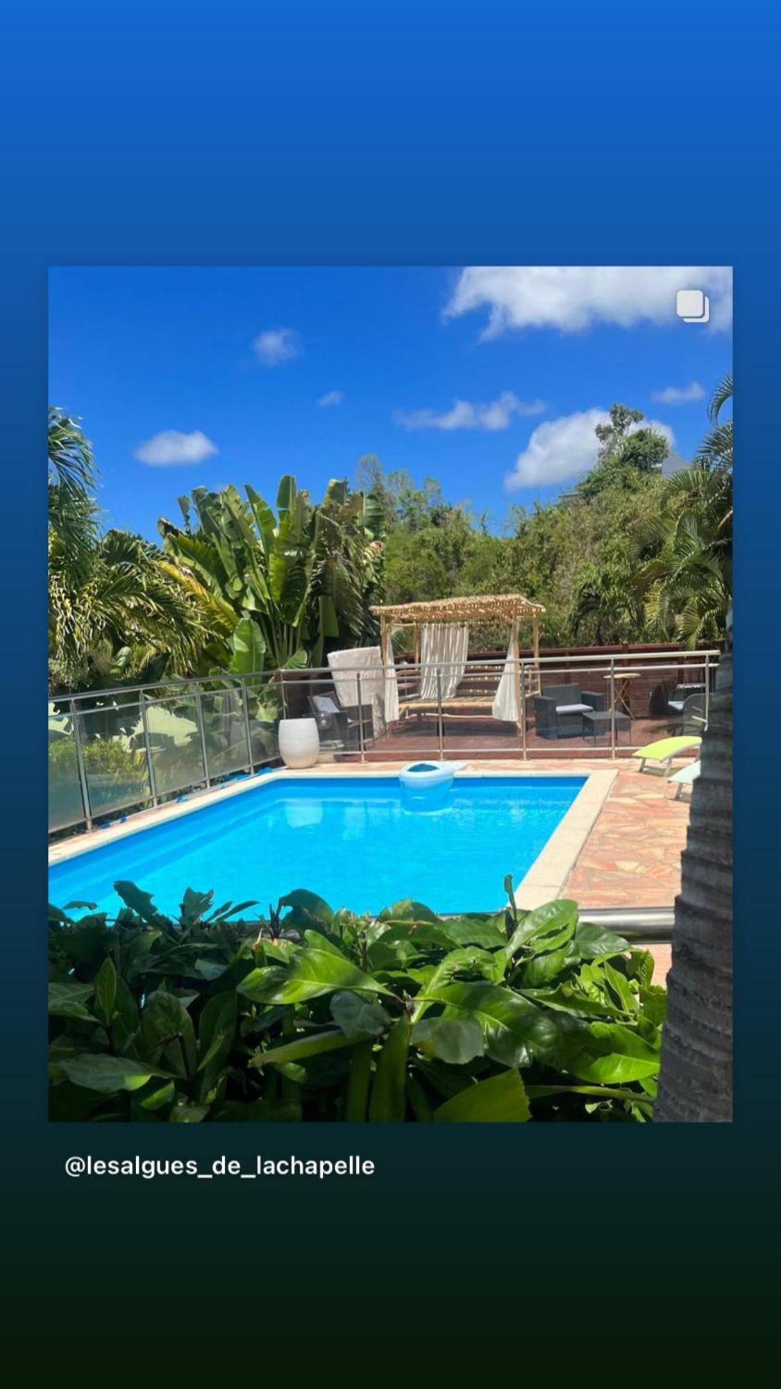 Les Algues De La Chapelle Bleu Horizon Villa Anse-Bertrand Buitenkant foto