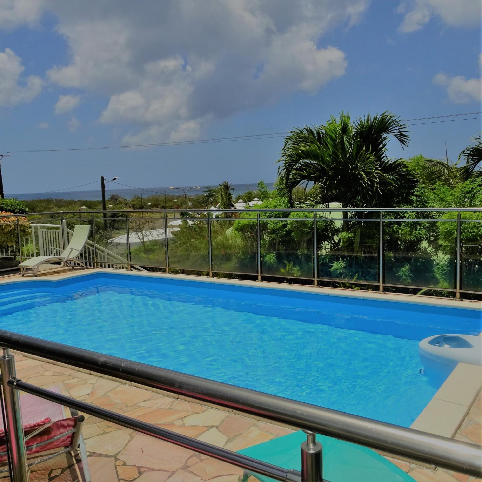 Les Algues De La Chapelle Bleu Horizon Villa Anse-Bertrand Buitenkant foto